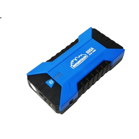 Mountain Compact Jump Starter 800 Amp, 12-Volt, 12,000Mah MTN12000